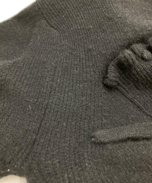 TOWAVASE（トワヴァーズ）TOWAVASE (トワヴァーズ) ヴォランカーディガン ブラック サイズ:freeの古着・服飾アイテム