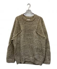 UNDECORATED（アンデコレイテッド）の古着「グラデーションニット」｜ベージュ