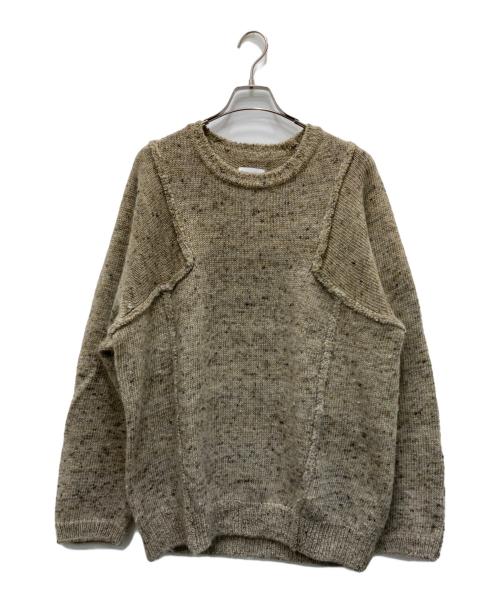 UNDECORATED（アンデコレイテッド）UNDECORATED (アンデコレイテッド) グラデーションニット ベージュ サイズ:3の古着・服飾アイテム