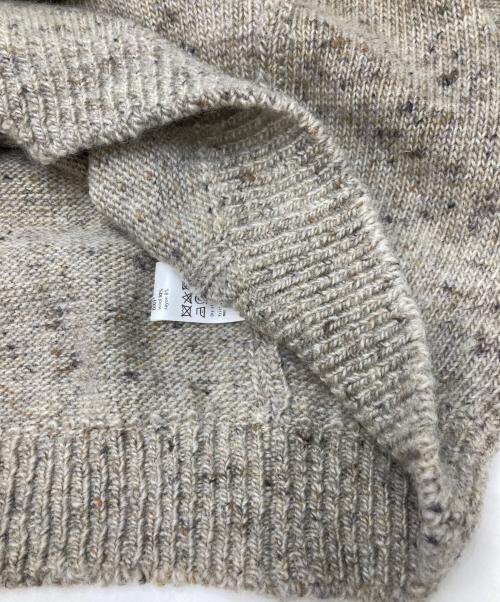 UNDECORATED（アンデコレイテッド）UNDECORATED (アンデコレイテッド) グラデーションニット ベージュ サイズ:3の古着・服飾アイテム