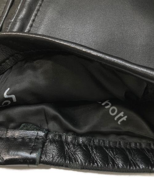 Schott（ショット）Schott (ショット) ライナー付レザージャケット ブラック サイズ:34の古着・服飾アイテム