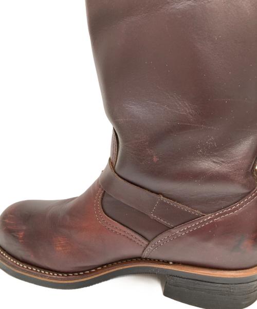 CHIPPEWA（チペワ）CHIPPEWA (チペワ) エンジニアブーツ ワインレッド サイズ:8Eの古着・服飾アイテム