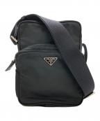 PRADAプラダ）の古着「ナイロンショルダーバッグ」｜ブラック