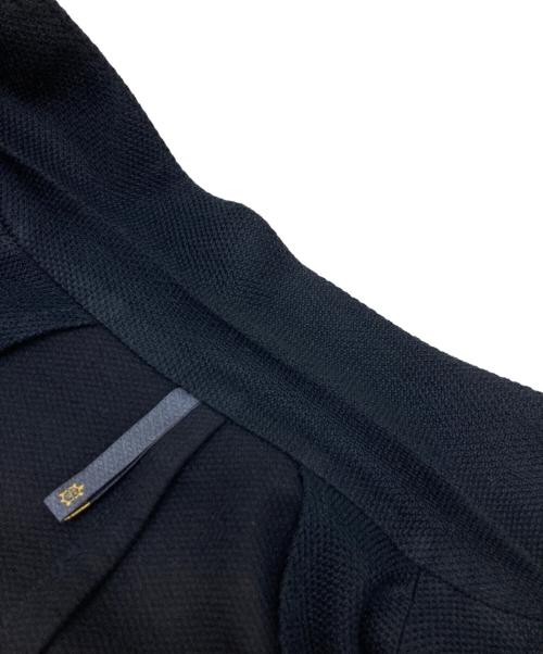 MONTEDORO（モンテドーロ）MONTEDORO (モンテドーロ) ウールアクリルハニカムニットジャージ2Bジャケット ネイビー サイズ:48の古着・服飾アイテム