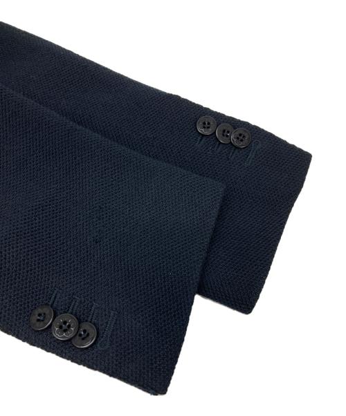 MONTEDORO（モンテドーロ）MONTEDORO (モンテドーロ) ウールアクリルハニカムニットジャージ2Bジャケット ネイビー サイズ:48の古着・服飾アイテム