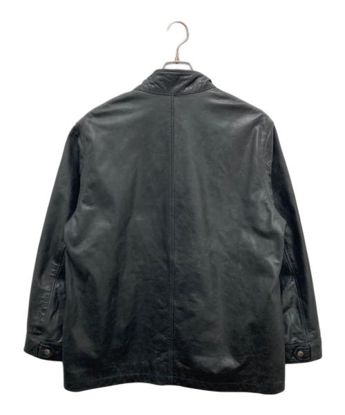 MAISON SPECIAL（メゾンスペシャル）MAISON SPECIAL (メゾンスペシャル) バッファローレザージャケット ブラックの古着・服飾アイテム