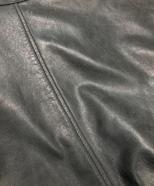 MAISON SPECIAL（メゾンスペシャル）MAISON SPECIAL (メゾンスペシャル) バッファローレザージャケット ブラックの古着・服飾アイテム