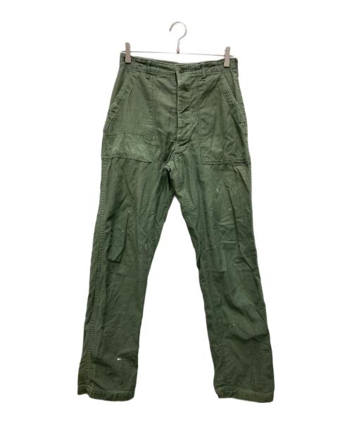 US ARMY（ユーエスアーミー）US ARMY (ユーエスアーミー) ベイカーパンツ グリーン サイズ:30×33の古着・服飾アイテム