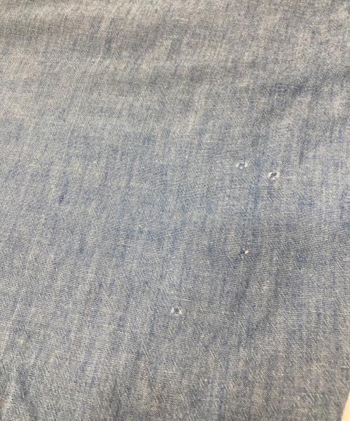 US NAVY（ユーエスネイビー）US NAVY (ユーエスネイビー) シャンブレーシャツ ブルー サイズ:不明(実寸参照)の古着・服飾アイテム