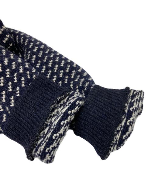 L.L.Bean（エルエルビーン）L.L.Bean (エルエルビーン) バーズアイニット ネイビー サイズ:XLの古着・服飾アイテム