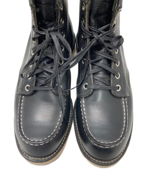 RED WING（レッドウィング）RED WING (レッドウィング) 6-inch Classic Moc ブラック サイズ:7 1/2の古着・服飾アイテム