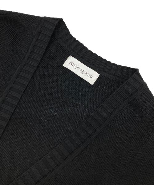 Yves Saint Laurent（イヴサンローラン）Yves Saint Laurent (イヴサンローラン) ニットカーディガン ブラック サイズ:Mの古着・服飾アイテム