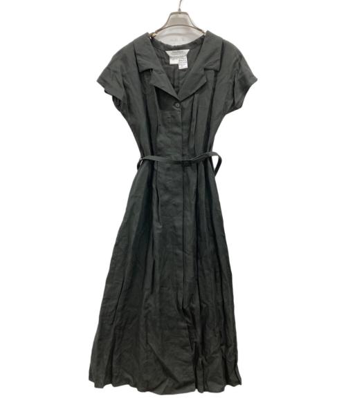 MaxMara（マックスマーラ）MaxMara (マックスマーラ) リネンワンピース ブラック サイズ:36の古着・服飾アイテム