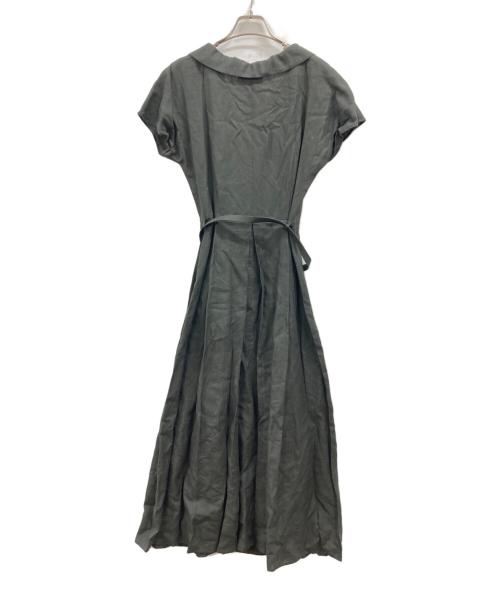 MaxMara（マックスマーラ）MaxMara (マックスマーラ) リネンワンピース ブラック サイズ:36の古着・服飾アイテム