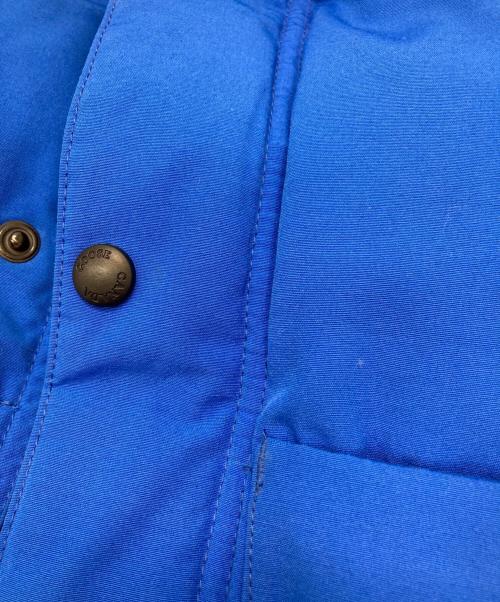 CANADA GOOSE（カナダグース）CANADA GOOSE (カナダグース) フリースタイル ダウンベスト ブルー サイズ:XSの古着・服飾アイテム
