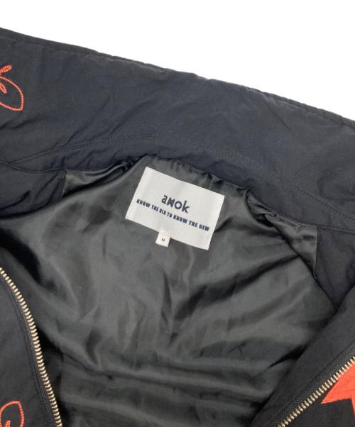 amok（アモク）amok (アモク) FLOWER QUILT JACKET ブラック サイズ:Mの古着・服飾アイテム