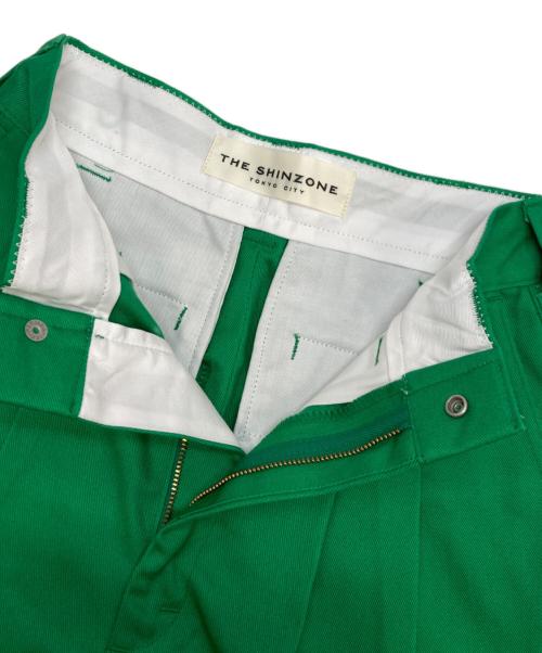 THE SHINZONE（ザ シンゾーン）THE SHINZONE (ザ シンゾーン) トムボーイパンツ グリーン サイズ:32の古着・服飾アイテム