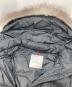 中古・古着 MONCLER (モンクレール) ブルーフォックスファーダウンコート ブラック サイズ:152cm：50000円