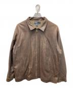 POLO RALPH LAURENポロ・ラルフローレン）の古着「レザージャケット」｜ブラウン