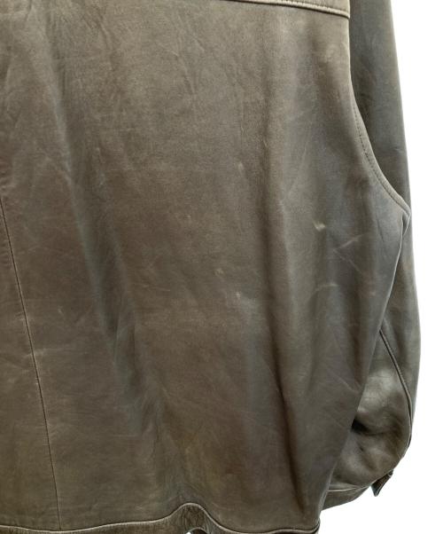 POLO RALPH LAUREN（ポロ・ラルフローレン）POLO RALPH LAUREN (ポロ・ラルフローレン) レザージャケット ブラウン サイズ:XXLの古着・服飾アイテム