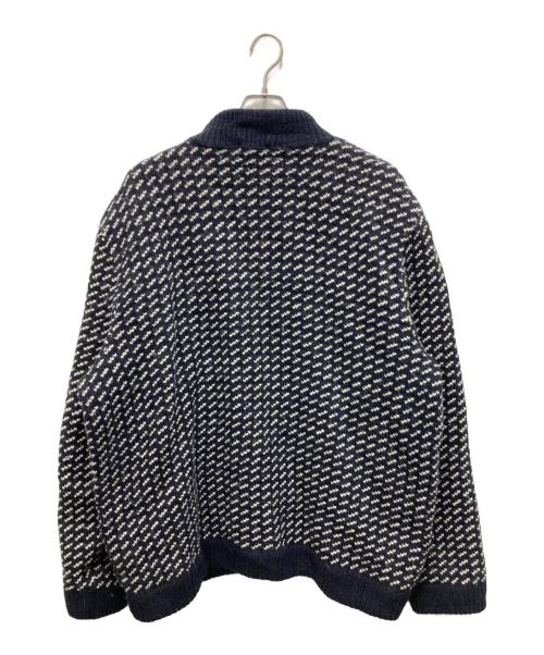 L.L.Bean（エルエルビーン）L.L.Bean (エルエルビーン) バーズアイドライバーズニット ネイビー サイズ:XXLの古着・服飾アイテム