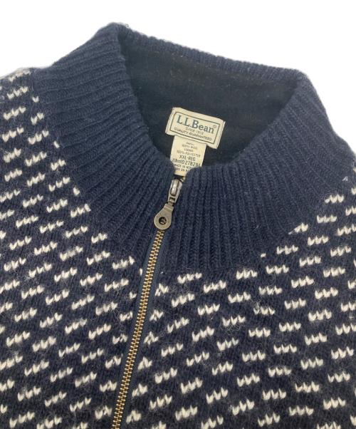 L.L.Bean（エルエルビーン）L.L.Bean (エルエルビーン) バーズアイドライバーズニット ネイビー サイズ:XXLの古着・服飾アイテム