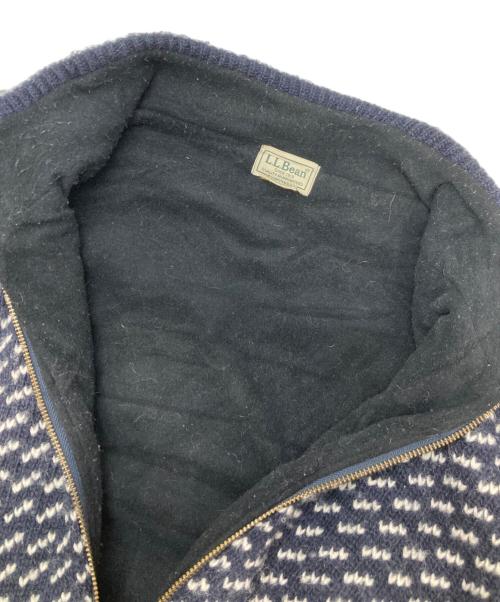 L.L.Bean（エルエルビーン）L.L.Bean (エルエルビーン) バーズアイドライバーズニット ネイビー サイズ:XXLの古着・服飾アイテム
