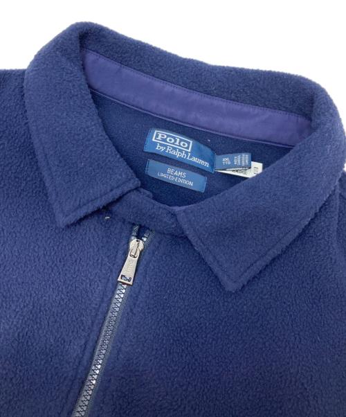 POLO RALPH LAUREN（ポロ・ラルフローレン）POLO RALPH LAUREN (ポロ・ラルフローレン) BEAMS (ビームス) 別注フリースジャケット ネイビー サイズ:XXLの古着・服飾アイテム