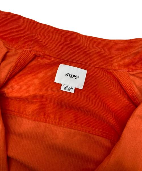 WTAPS（ダブルタップス）WTAPS (ダブルタップス) WCPO / LS / COTTON. CORDUROY オレンジ サイズ:X 04の古着・服飾アイテム