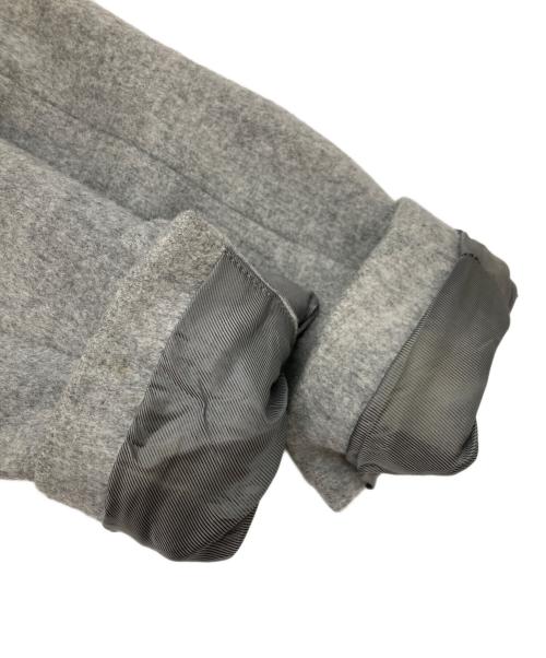 WOO YOUNG MI（ウーヨンミ）WOO YOUNG MI (ウーヨンミ) ショールカラーセミダブル風 ウールジャケット グレー サイズ:48の古着・服飾アイテム