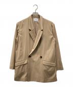 MIDIUMISOLIDミディウミソリッド）の古着「テーラードジャケット」｜ベージュ