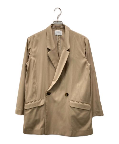 MIDIUMISOLID（ミディウミソリッド）MIDIUMISOLID (ミディウミソリッド) テーラードジャケット ベージュ サイズ:38 未使用品の古着・服飾アイテム