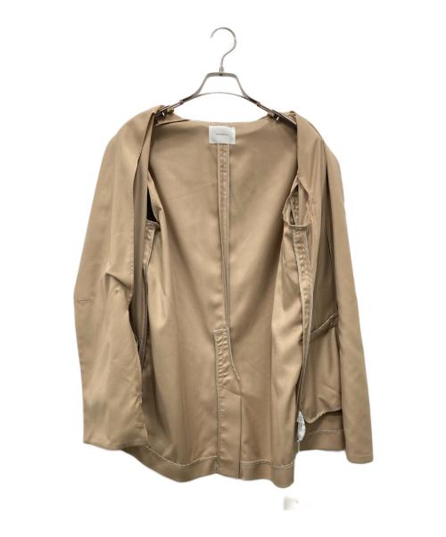 MIDIUMISOLID（ミディウミソリッド）MIDIUMISOLID (ミディウミソリッド) テーラードジャケット ベージュ サイズ:38 未使用品の古着・服飾アイテム