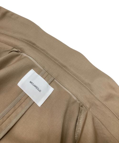 MIDIUMISOLID（ミディウミソリッド）MIDIUMISOLID (ミディウミソリッド) テーラードジャケット ベージュ サイズ:38 未使用品の古着・服飾アイテム