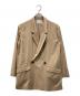 MIDIUMISOLID（ミディウミソリッド）の古着「テーラードジャケット」｜ベージュ