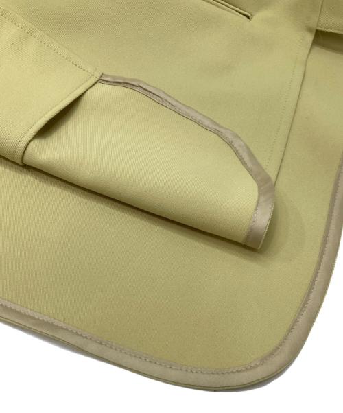 LANVIN en Bleu（ランバンオンブルー）LANVIN en Bleu (ランバンオンブルー) ベルテッドオーバーサイズベスト イエロー サイズ:38の古着・服飾アイテム