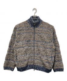 crepuscule（クレプスキュール）の古着「Multi Border Mix Drivers」｜ブラウン