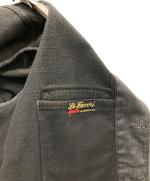 Le Favori（ル ファヴォリ）Le Favori (ル ファヴォリ) 太畝コットンピケ動物ボタンハンティングジャケット グレー サイズ:不明（実寸参照）の古着・服飾アイテム