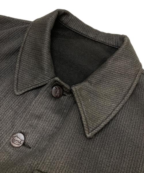 Le Favori（ル ファヴォリ）Le Favori (ル ファヴォリ) 太畝コットンピケ動物ボタンハンティングジャケット グレー サイズ:不明（実寸参照）の古着・服飾アイテム