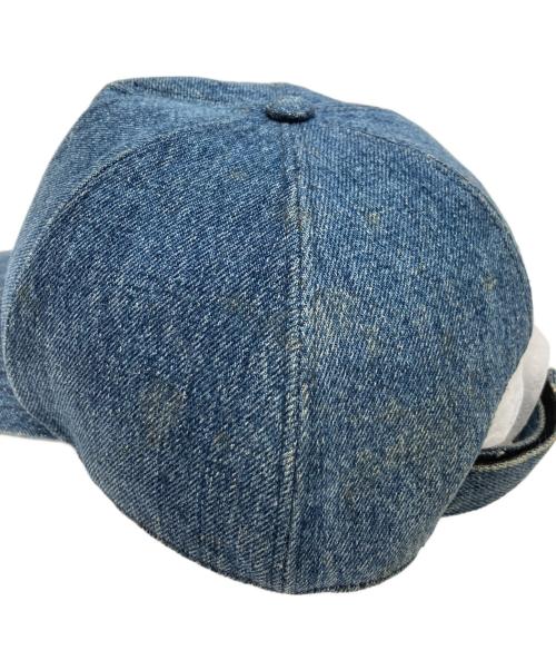 MIU MIU（ミュウミュウ）MIU MIU (ミュウミュウ) デニムベースボールキャップ インディゴ サイズ:Mの古着・服飾アイテム