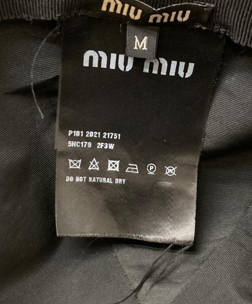 MIU MIU（ミュウミュウ）MIU MIU (ミュウミュウ) デニムベースボールキャップ インディゴ サイズ:Mの古着・服飾アイテム