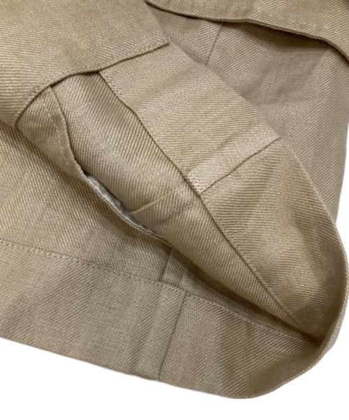 DEPAREILLE（デパリエ）DEPAREILLE (デパリエ) リネンダブルブレストジレ ベージュ サイズ:38の古着・服飾アイテム