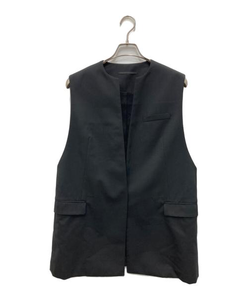 AP STUDIO（エーピーストゥディオ）AP STUDIO (エーピーストゥディオ) スリーブレスジャケット ブラック サイズ:不明（実寸参照の古着・服飾アイテム