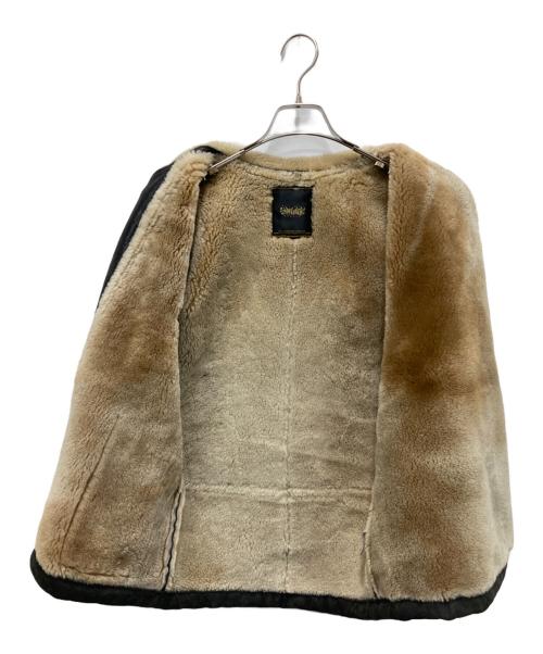 SASQUATCHfabrix.（サスクワッチファブリックス）SASQUATCHfabrix. (サスクワッチファブリックス) ムートンベスト ブラウン サイズ:XLの古着・服飾アイテム