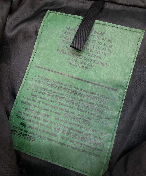 HOUSTON（ヒューストン）HOUSTON (ヒューストン) マウンテンパーカー ブラック サイズ:Sの古着・服飾アイテム