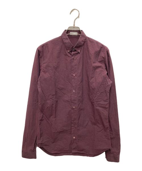 DIOR HOMME（ディオール オム）DIOR HOMME (ディオール オム) ボタンダウンシャツ レッド サイズ:38の古着・服飾アイテム