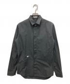 DIOR HOMMEディオール オム）の古着「ビーロゴエンブロイダリー レギュラーカラー」｜ブラック