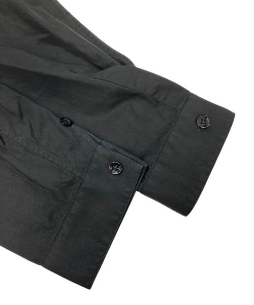 DIOR HOMME（ディオール オム）DIOR HOMME (ディオール オム) ビーロゴエンブロイダリー レギュラーカラー ブラック サイズ:38の古着・服飾アイテム