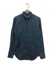 DIOR HOMME（ディオール オム）の古着「ガーゼシャツ」｜ネイビー