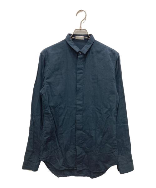 DIOR HOMME（ディオール オム）DIOR HOMME (ディオール オム) ガーゼシャツ ネイビー サイズ:38の古着・服飾アイテム